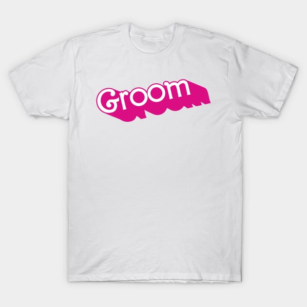 Groom Barbie logo T-Shirt by byb